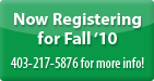 Register for Fall 2009 classes